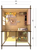 Palmako Ferienhaus Agneta 1