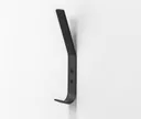HORI Gaderobenhaken Edelstahl Black Frosted, 180 x 20 mm 0