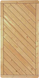 TETZNER & JENTZSCH Sichtschutzzaun Classic-Serie-Diagonal 0