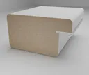 HORI Blendrahmen CPL Eiche weiß strukturiert 3