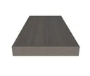 NewTechWood Verkleidungsbretter WPC Massiv Silver Gray Holzstruktur gebürstet / glatt gebürstet Co-Extrudiert 22,5 x 138 mm 2