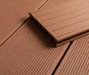 HORI Terrassendielen Komplettset WPC/BPC Aktion Hohlkammer hellbraun 22 x 140 mm 2