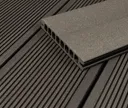 HORI Terrassendielen Komplettset WPC Royal Hohlkammer grau / anthrazit 1
