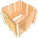 Karibu System-Sauna Asmada Eckeinstieg 68 mm 3