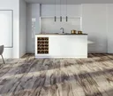 HORI Klick-Hartvinylboden massiv Eiche rustikal schwarz Landhausdiele 0
