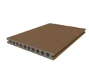 HORI Terrassendiele WPC Hohlkammer Co-Extrudiert tiefe Struktur 22,5 x 210 mm Naturbraun 1
