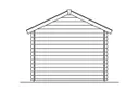 SKAN HOLZ Gartenhaus Palma 8