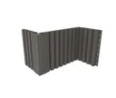 NewTechWood WPC Fassadenprofil Castellatio PRO35 33 x 215 mm Silver Grey 3