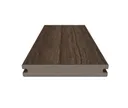 NewTechWood Terrassendielen WPC Massiv Deluxe Oldwood Ipe Holzstruktur gebürstet / glatt gebürstet Co-Extrudiert 22,5 x 138 mm 2