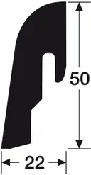 MEISTER Sockelleiste Eiche natur 287 1