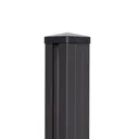 GroJa WPC Sichtschutzzaun Torpfosten zum einbetonieren 240 cm 0