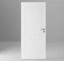 HORI Zimmertür Alicante 2 Weißlack RAL9003 Röhrenspan Designkante 1