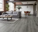 HORI Klick-Hartvinylboden Acoustic Grande Eiche Smoky Oak Landhausdiele XL synchron Holzstruktur 0