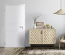 HORI Schallschutz Wohnungseingangstür Vigo Signalweiß RAL9003 SK2 Designkante Vollspan 2