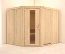 Karibu System-Sauna Malin Eckeinstieg 68 mm 0