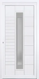 HORI Kunststoff Haustür Stripe ohne Türgriff 0