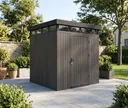 HORI Gartenhaus mit Flachdach 300 x 300 cm 3