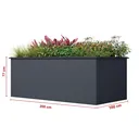 HORI Hochbeet Metall verzinkt 1