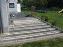 Megawood Terrassendielen Komplettset WPC Jumbo Premium massiv schiefergrau 2