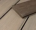 HORI Terrassendielen WPC/BPC massiv Schutzummantelung braun + grau/beige 20 x 140 mm 1