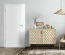 HORI Zimmertür Komplettset Palma Signalweiß RAL9003 Röhrenspan Designkante 1