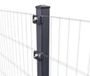 HORI Pfosten F für Doppelstabmattenzaun Höhe 143 cm 1