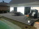 Lignodur terrafina Terrassendielen WPC Massiv Glatt Graphit 21x146 mm 8
