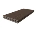 HORI Terrassendiele WPC Hohlkammer Co-Extrudiert tiefe Struktur 22,5 x 138 mm Dunkelbraun 2
