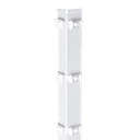 HORI Eckpfosten für Doppelstabmattenzaun Höhe 123 cm 0