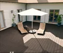 HORI Terrassendielen WPC/BPC massiv Schutzummantelung braun + grau/beige 20 x 140 mm 10