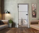 HORI Glastür Loft Premium Plano Klarglas ESG 8 mm 1