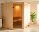 Karibu System-Sauna Siirin Eckeinstieg 68 mm 0