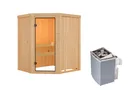 Woodfeeling System-Sauna Faurin Eckeinstieg 68 mm 2