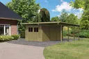 Karibu Doppelcarport Eco inkl. Abstellraum 4