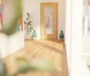 HORI Zimmertür CPL Wildeiche quer mit Lichtausschnitt Rundkante 4