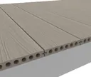 HORI Terrassendiele WPC Hohlkammer Wood Feeling Co-Extrudiert 22,5x138mm hellgrau 3
