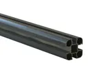 HORI WPC Sichtschutzzaun Stecksystem Rhombus-Style co-extrudiert Komplettset 7