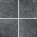HORI Terrassenplatten Andes anthrazit Feinsteinzeug Steinoptik 7