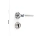 HORI Zimmertür CPL Signalweiß RAL9003 mit Lichtausschnitt Designkante Komplettset 6