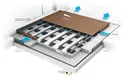 megawood Fix Step Komfortpad erhöhter Aufbau schwarz 1