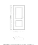 PRÜM Zimmertür ELEGANCE MODENA M2 Weißlack Exclusiv RAL 9016 Röhrenspan kleine Rundkante 5