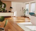 HORI Zimmertür CPL Eiche weiß quer Vollspan Designkante 5
