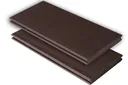 Kovalex Terrassendielen WPC massiv Schokoladenbraun unbehandelt 20 x 145 mm 0
