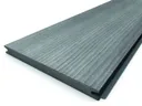 Megawood Terrassendielen Komplettset WPC Jumbo Premium massiv basaltgrau 0
