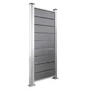 HORI Design WPC Sichtschutzzaun Stecksystem Zaun Schmal Anbauset 1