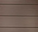 HORI Terrassendielen WPC Malta Hohlkammer braun fein geriffelt / grob genutet 21 x 145 mm 5