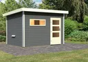 Karibu Sauna-Haus Komplettset Svaneke 1 Türe Modern 38 mm 1