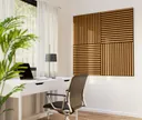 HORI WALL Akustik Dekor Wandpaneele Teak quadratisch 1