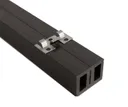 Kovalex Terrassendielen Komplettset WPC Kammerprofil Exklusiv Walnuss mattiert 26 x 145 mm 5