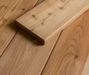 HORI Terrassendielen Komplettset HochgebirgsLärche beidseitig glatt 25x140 mm 0